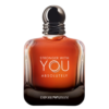 emporio armani perfume in a black box with orange accents