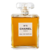 chanel golden amber perfume bottle with transparent crystal cap