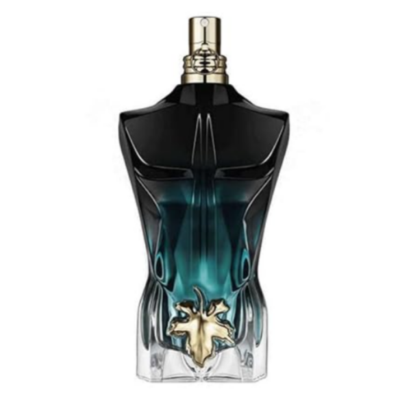 jean paul gaultier green le beau le perfume bottle with gold tone cap