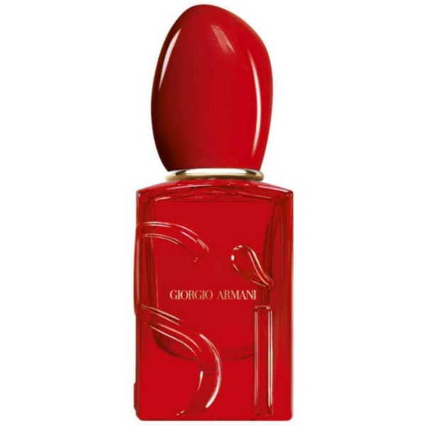giorgio armani red musk passione eau de perfume in a red bottle