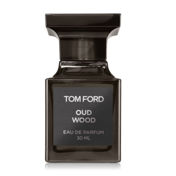 tom ford oud wood eau de perfume in dark brown glass bottle