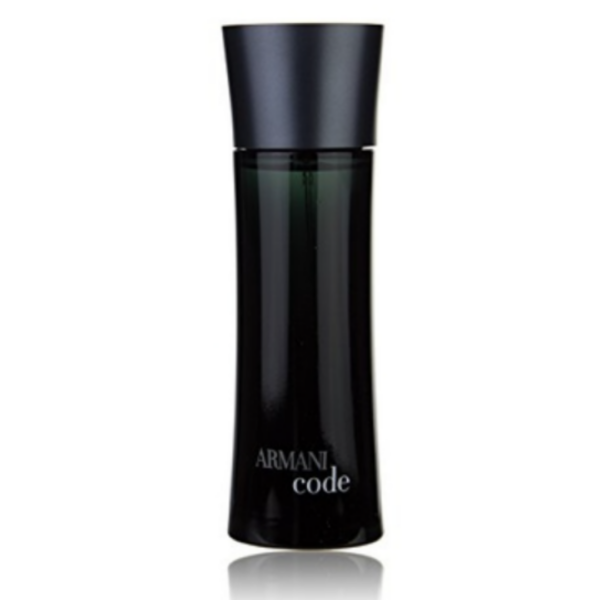 giorgio armani armani code fragrance with a black bottle