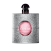yves saint laurent black opium eau de perfume with a silver glitter bottle and pink accents yves saint laurent black opium eau de perfume with a silver glitter bottle and pink accents