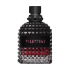 valentino uomo born in roma intense perfume with black and dark red gradient bottle