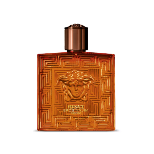 versace eros najim men's perfume in a deep amber glass bottle with a bronze cap versace eros najim men's perfume in a deep amber glass bottle with a bronze cap