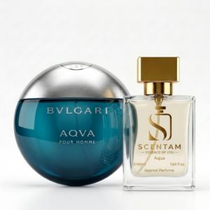 Home scentam aqua inspired by bvlgari aqva long lasting perfume for men